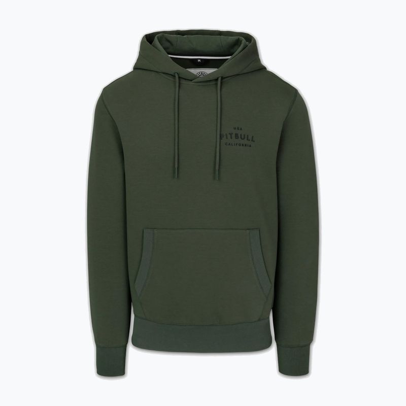 Pánská mikina Pitbull Sampson Hooded Sweatshirt old green 4