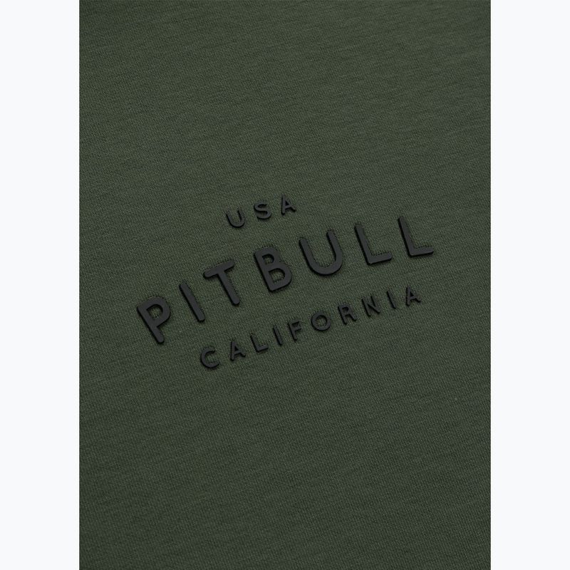 Pánská mikina Pitbull Sampson Hooded Zip Sweatshirt old green 9