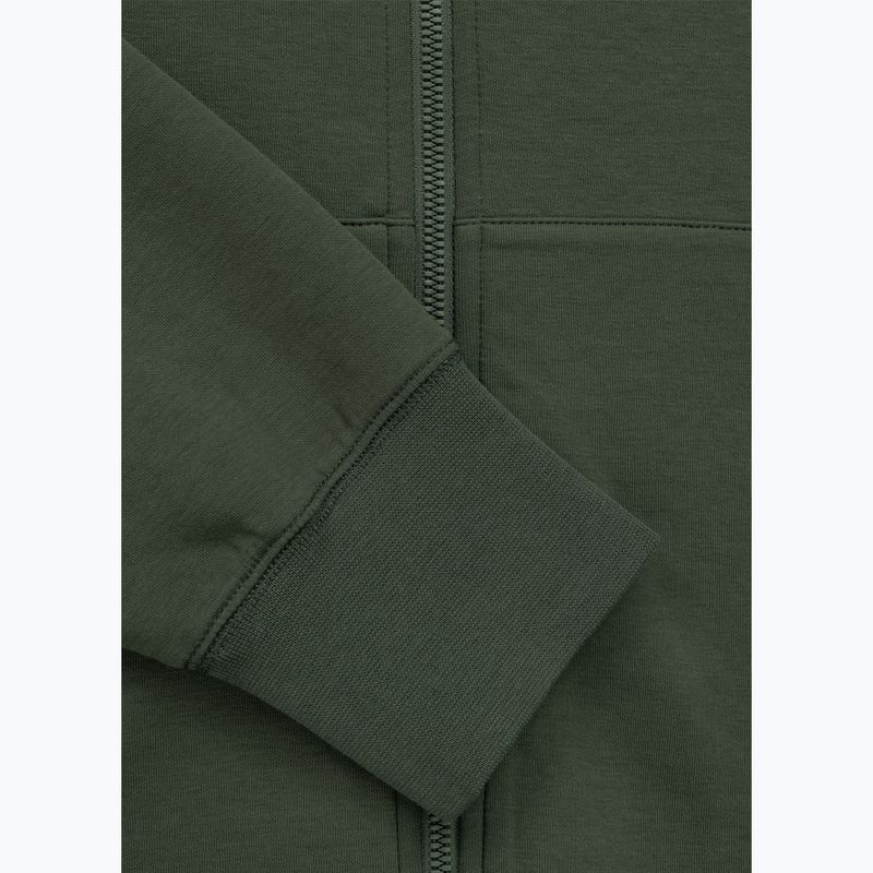 Pánská mikina Pitbull Sampson Hooded Zip Sweatshirt old green 10