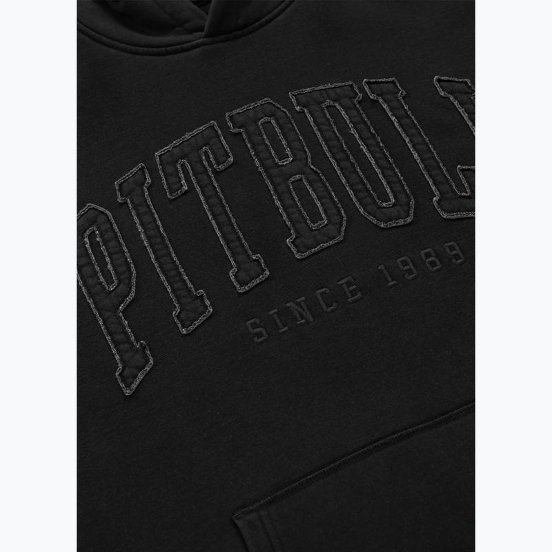 Pánská mikina Pitbull Orlando Hooded washed dark graphite 5