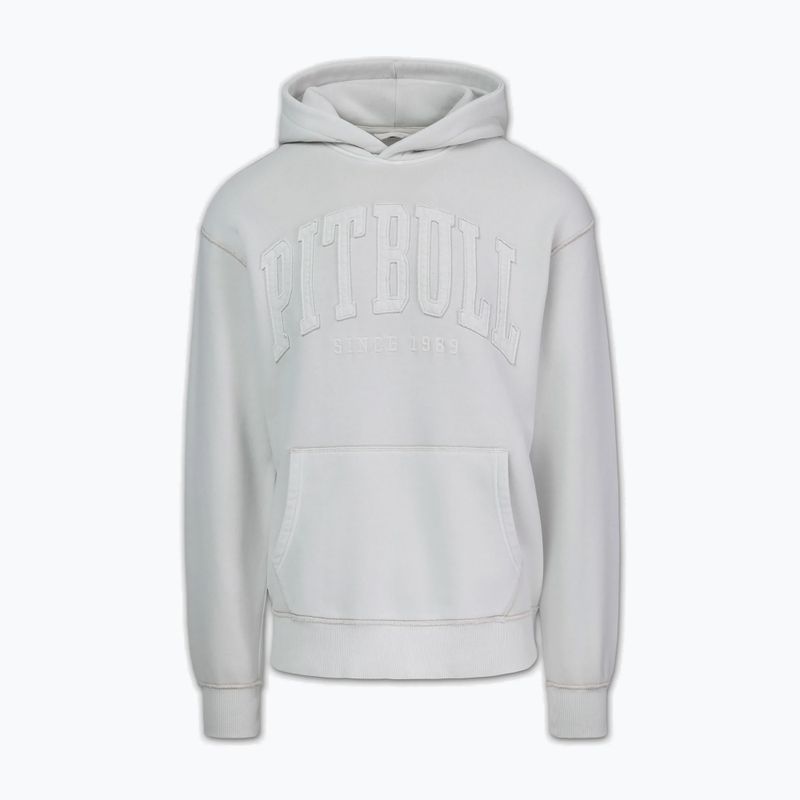 Pánská mikina Pitbull Orlando Hooded white stone 4