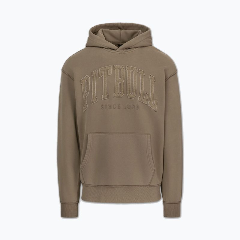 Pánská mikina Pitbull Orlando Hooded coyote brown