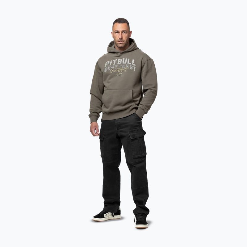 Pánská mikina Pitbull Santa Muerte Hooded major olive 3