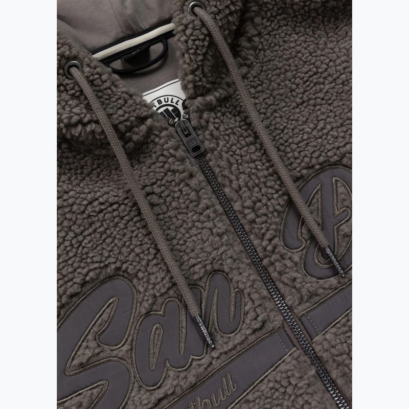 Pánská mikina Pitbull Galaxy Hooded Zip taupe 7
