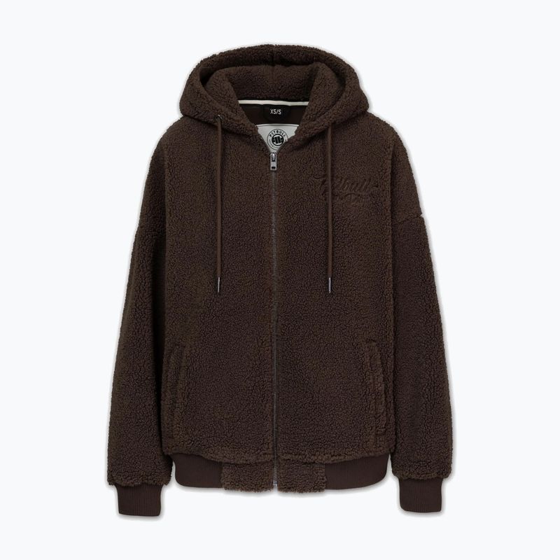 Dámská mikina Pitbull Daisy Hooded Zip dark chocolate 6