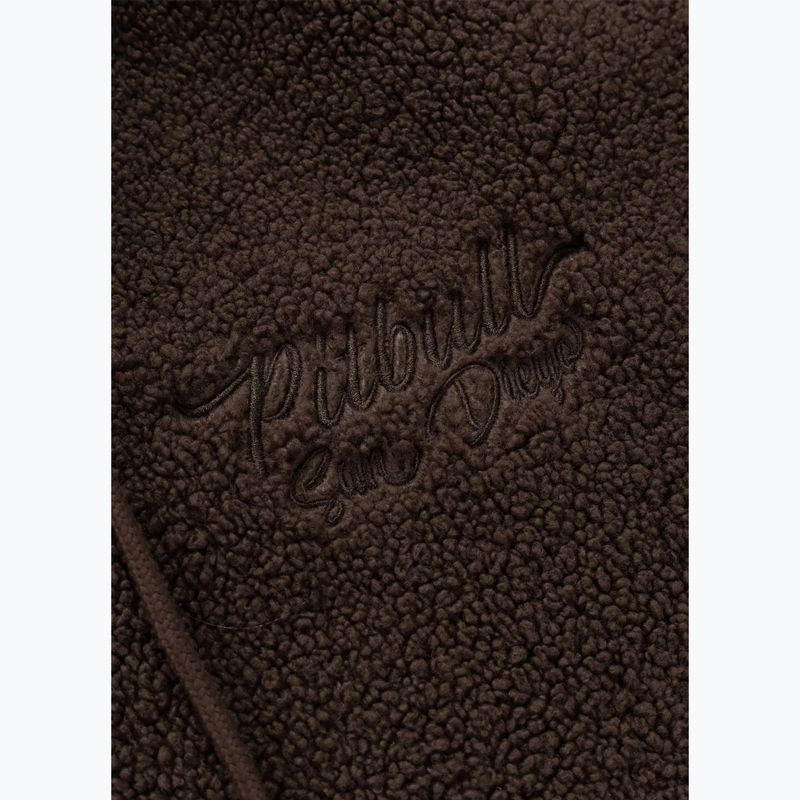 Dámská mikina Pitbull Daisy Hooded Zip dark chocolate 9