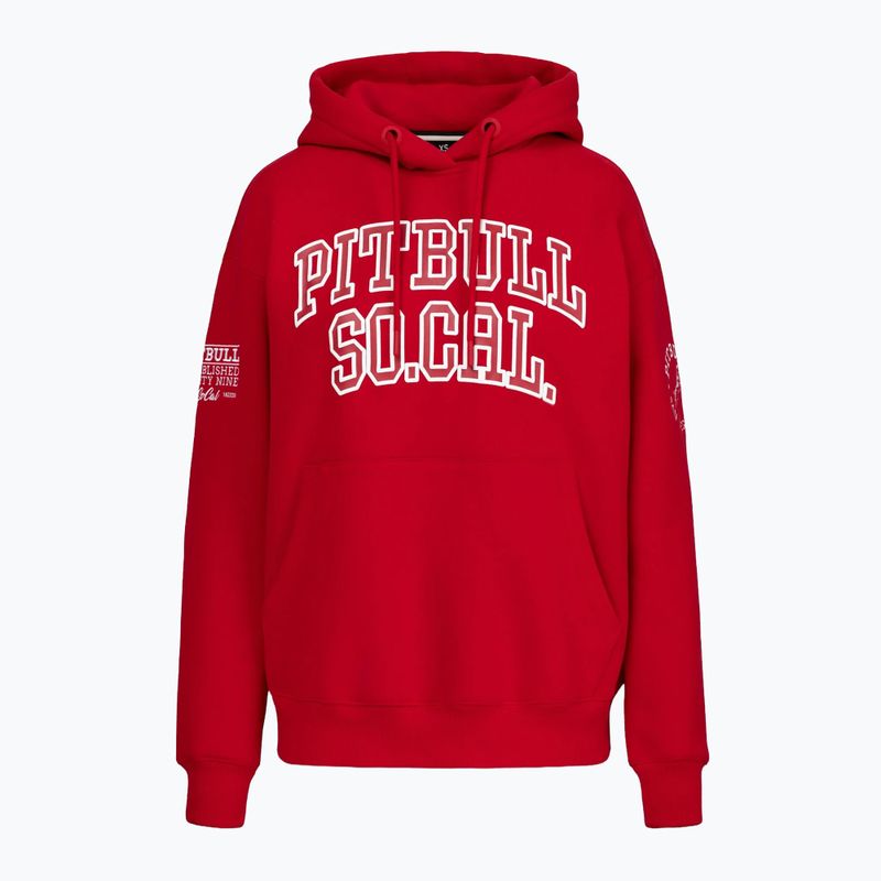 Dámská mikina Pitbull Fiora Hooded wild red 4