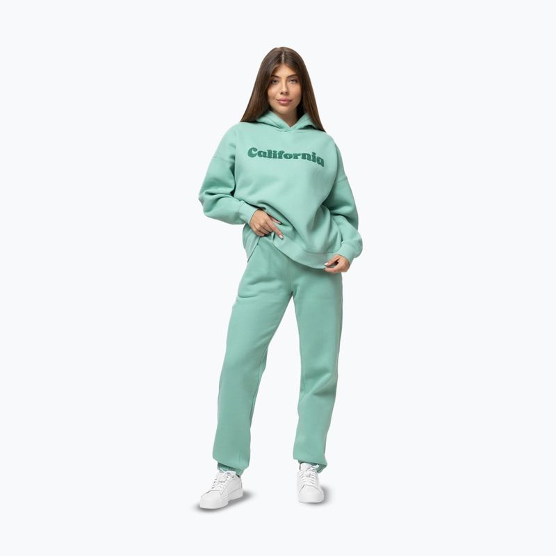 Dámská mikina Pitbull California Hooded light mint 2