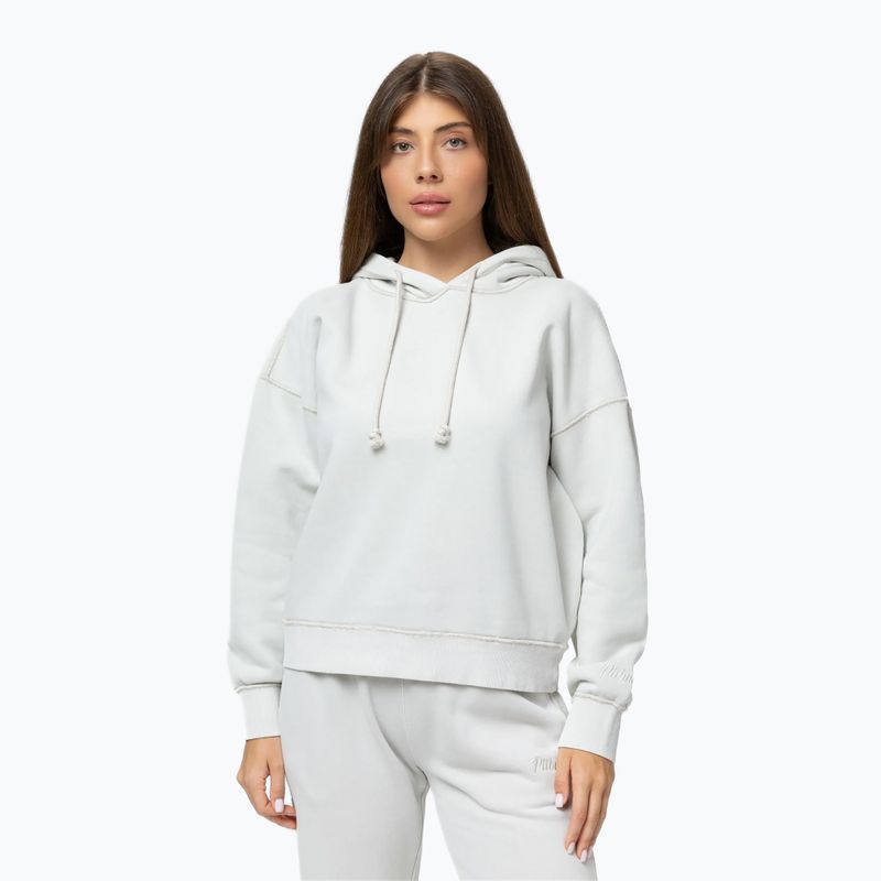 Dámská mikina Pitbull Lovia Hooded white stone