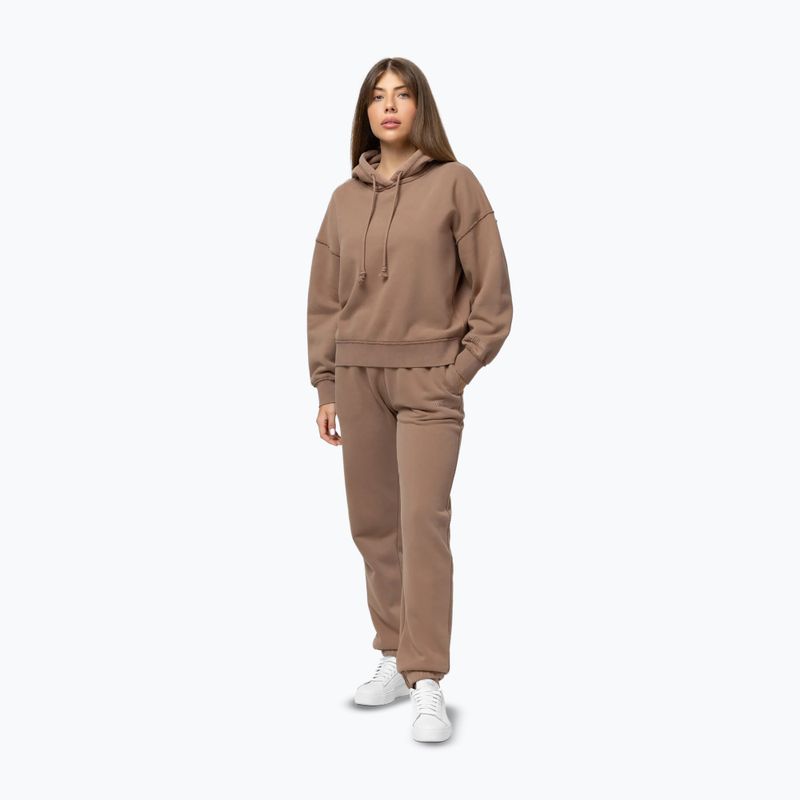 Dámská mikina Pitbull Lovia Hooded chocolate mousse 2