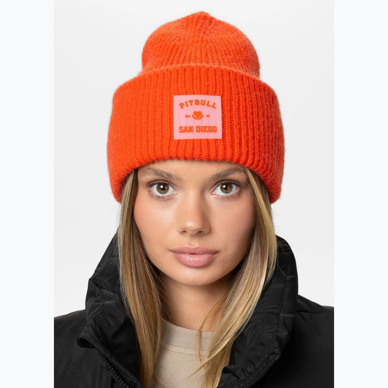 Zimní kulich Pitbull Beanie Snow Crew red 4