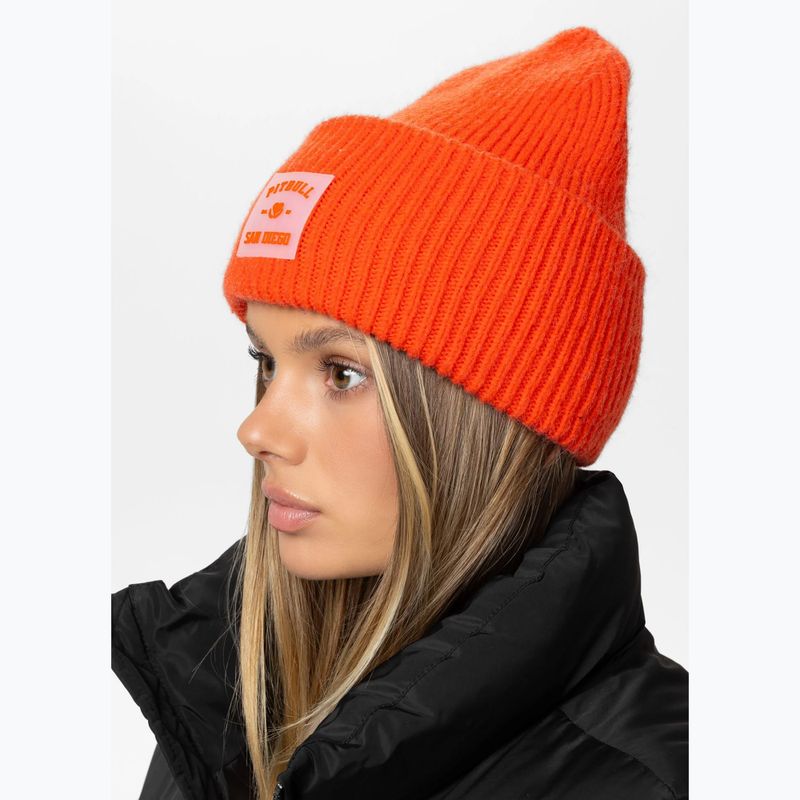 Zimní kulich Pitbull Beanie Snow Crew red 5