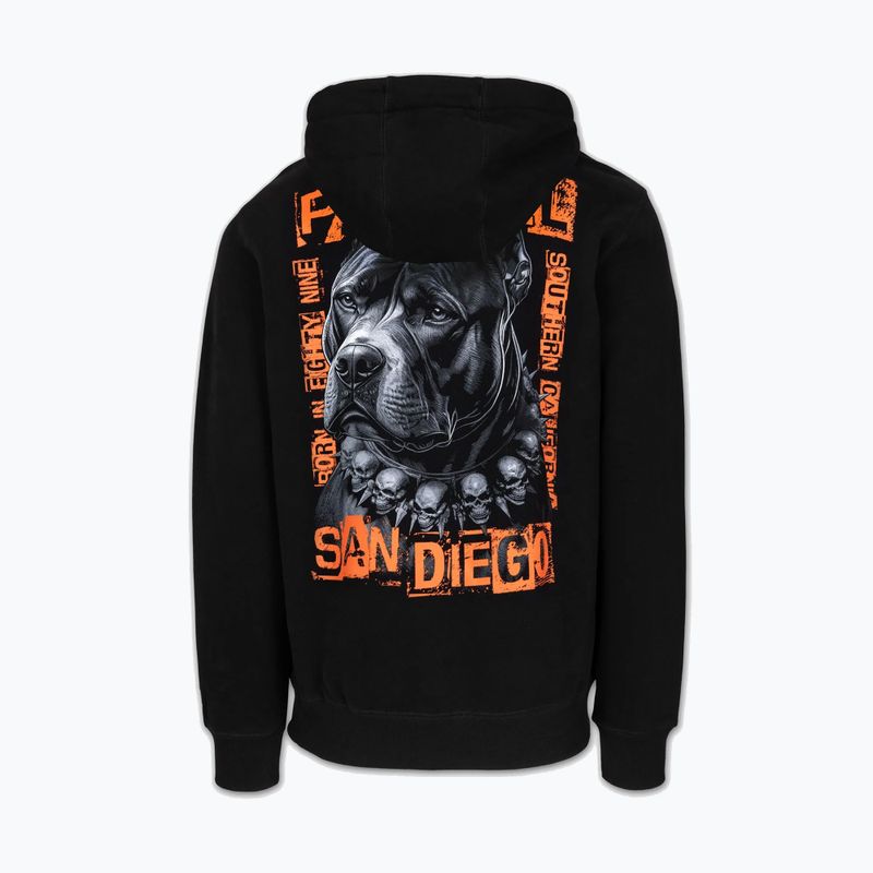 Pánská mikina Pitbull Blacky Hooded black 5