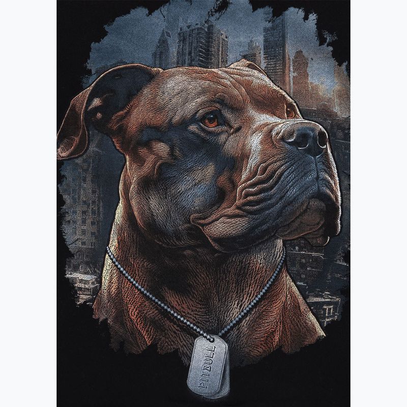 Pánská mikina Pitbull Hero Hooded black 11