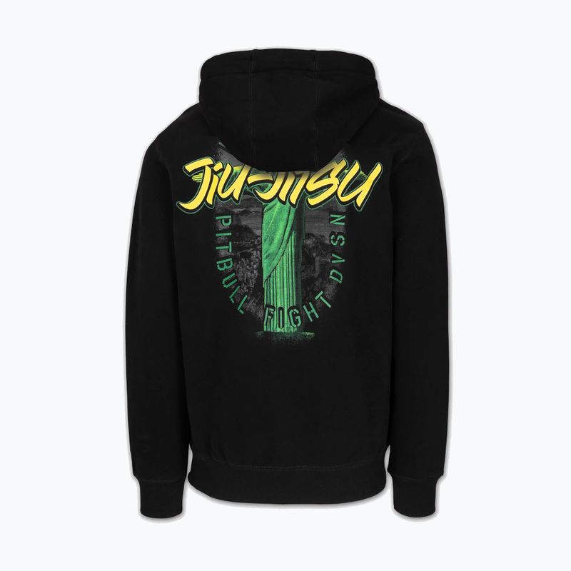Pánská mikina Pitbull Bjj Fight Dvsn Hooded black 7