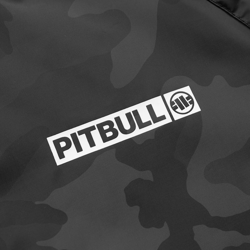 Pánská bunda Pitbull Athletic Logo Nylon Hooded black 10