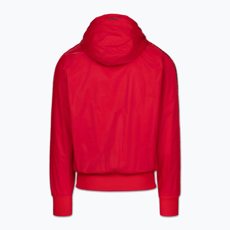 Pánská bunda Pitbull Athletic Tape Nylon Hooded red 7