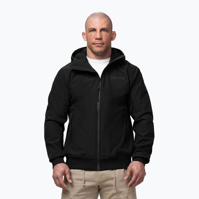 Pánská bunda Pitbull Roscoe Softshell black 4