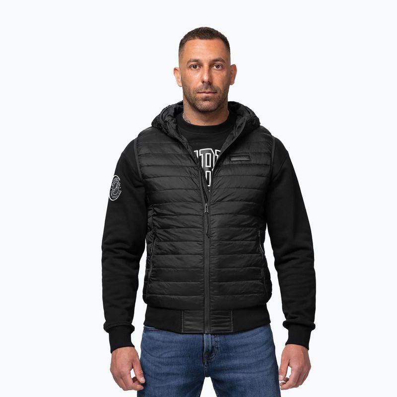 Pánská vesta Pitbull Hofer Hybrid Padded Hooded black 4