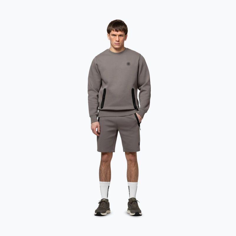Pánská mikina Pitbull Dogwood Crewneck Sweatshirt taupe 2