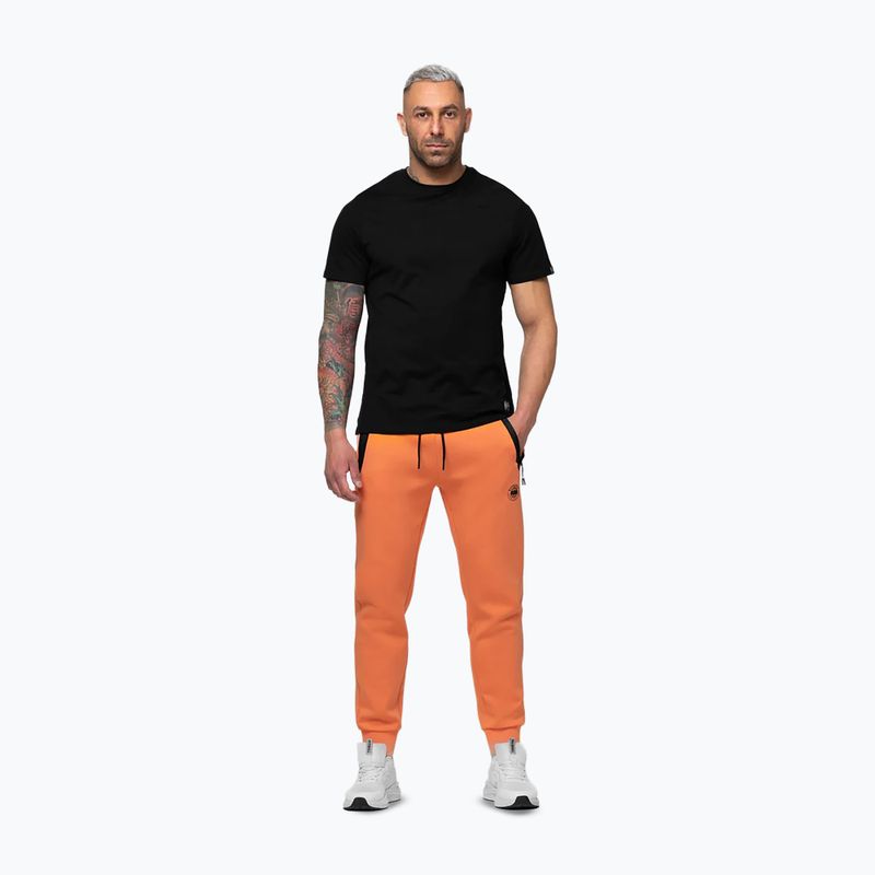 Pánské kalhoty Pitbull Dogwood Track fluo orange 2