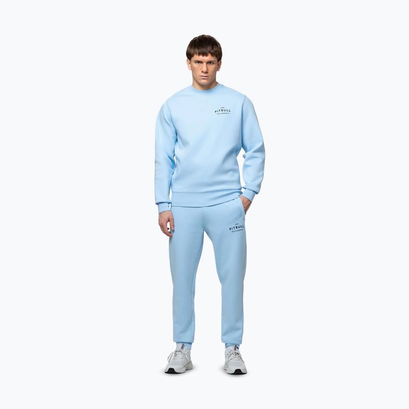 Pánská mikina Pitbull Sampson Crewneck Sweatshirt sky blue 2