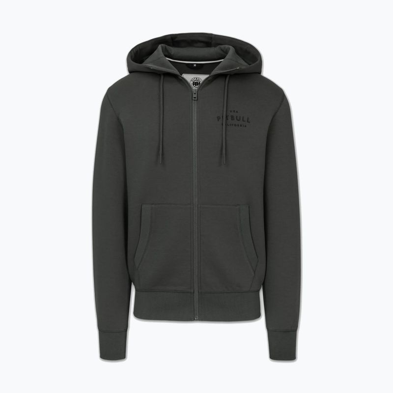 Pánská mikina Pitbull Sampson Hooded Zip Sweatshirt grey/green 6