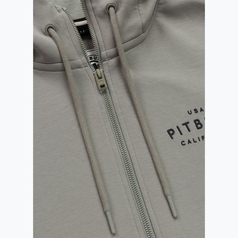 Pánská mikina Pitbull Sampson Hooded Zip Sweatshirt grey/harbour 7
