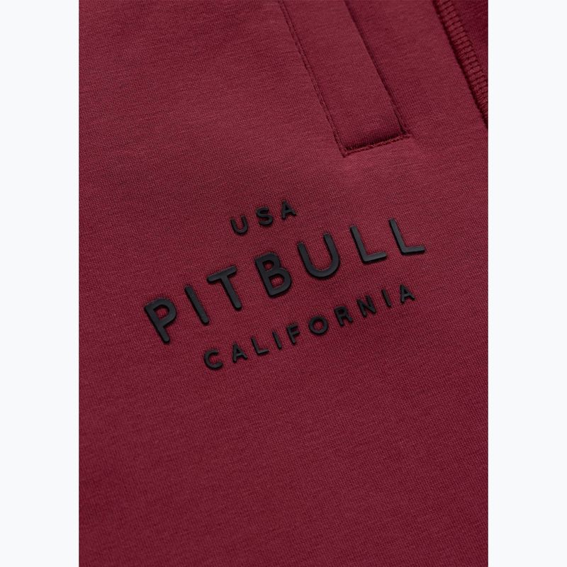 Pánské kalhoty Pitbull Sampson Track burgundy 8