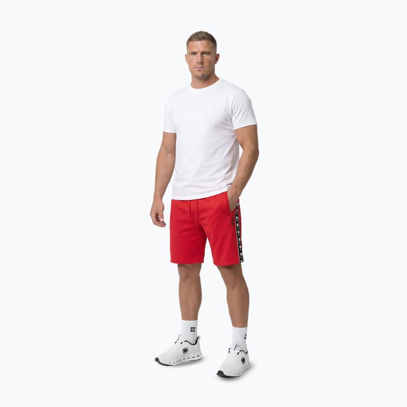 Pánské šortky Pitbull Track Powers fluo/red 2