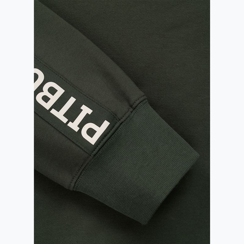 Pánská mikina Pitbull Tape Parker Crewneck old green 8