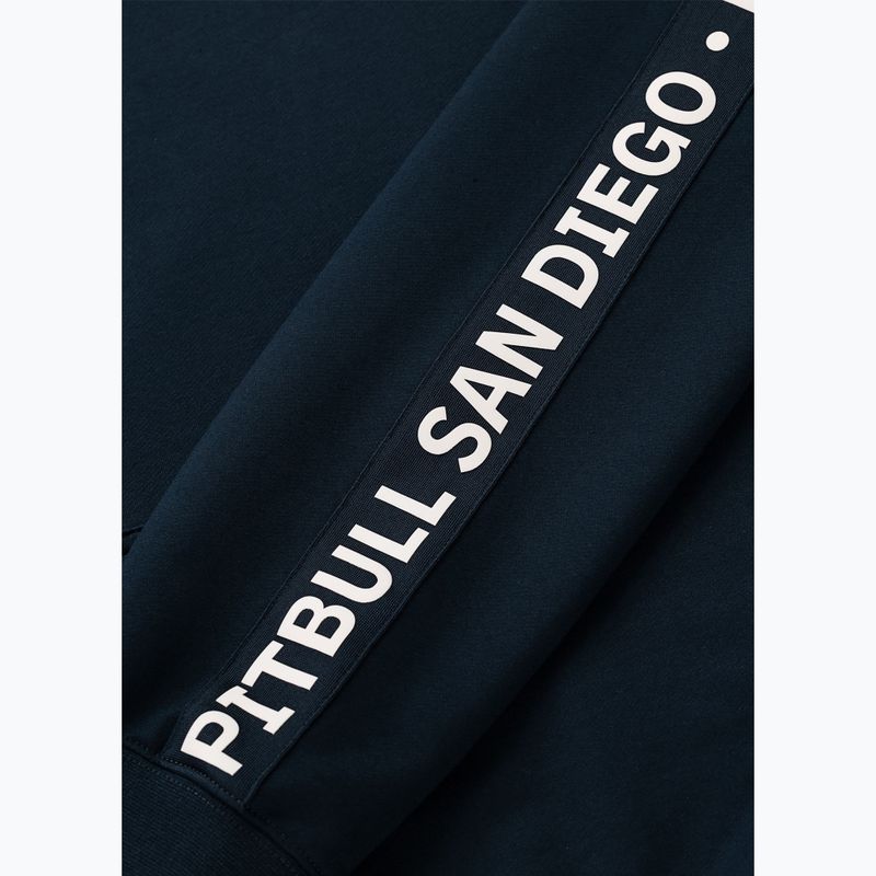 Pánská mikina Pitbull Tape Parker Hooded dark navy 9