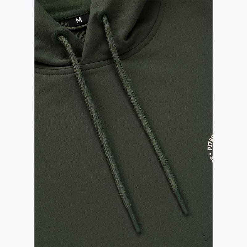 Pánská mikina Pitbull Tape Parker Hooded old green 7