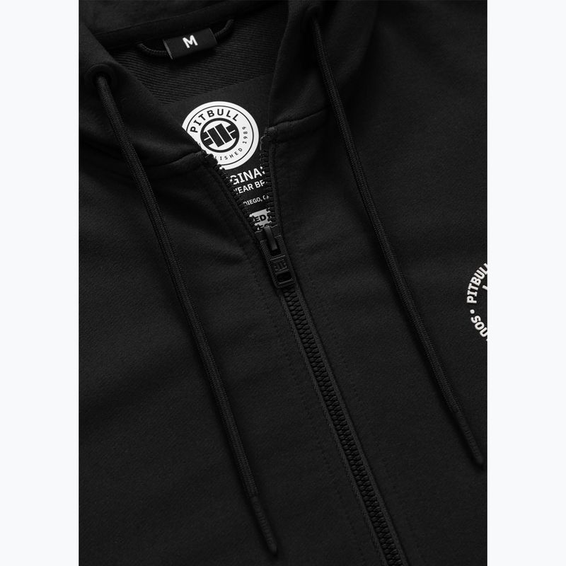 Pánská mikina Pitbull Tape Parker Hooded Zip black 5