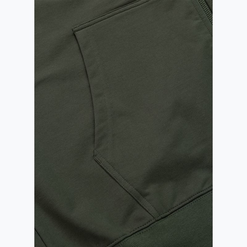 Pánská mikina Pitbull Tape Parker Hooded Zip old green 12
