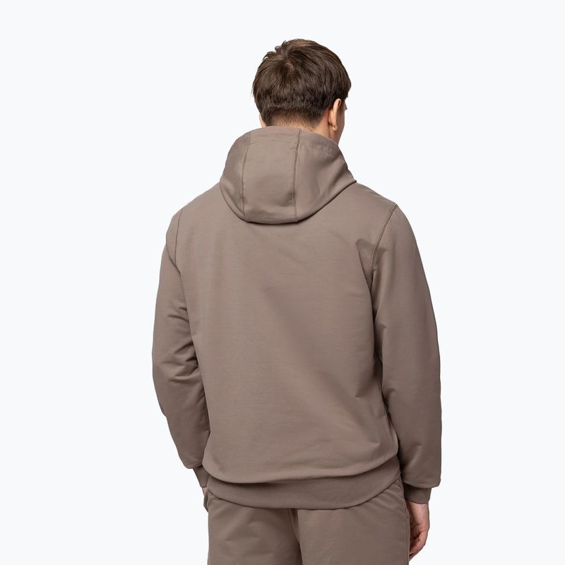 Pánská mikina Pitbull Nugget Small Logo Hooded brown savana 3