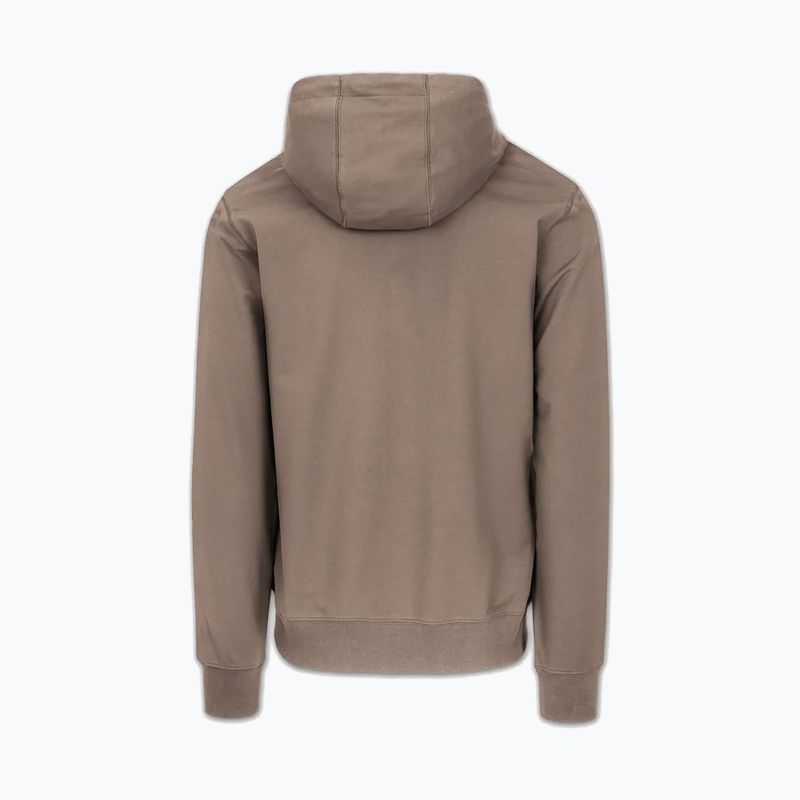 Pánská mikina Pitbull Nugget Small Logo Hooded Zip brown savana 6