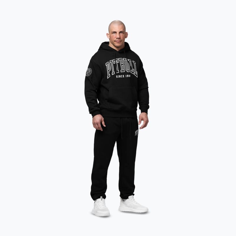 Pánská mikina Pitbull Badger Hooded black 2