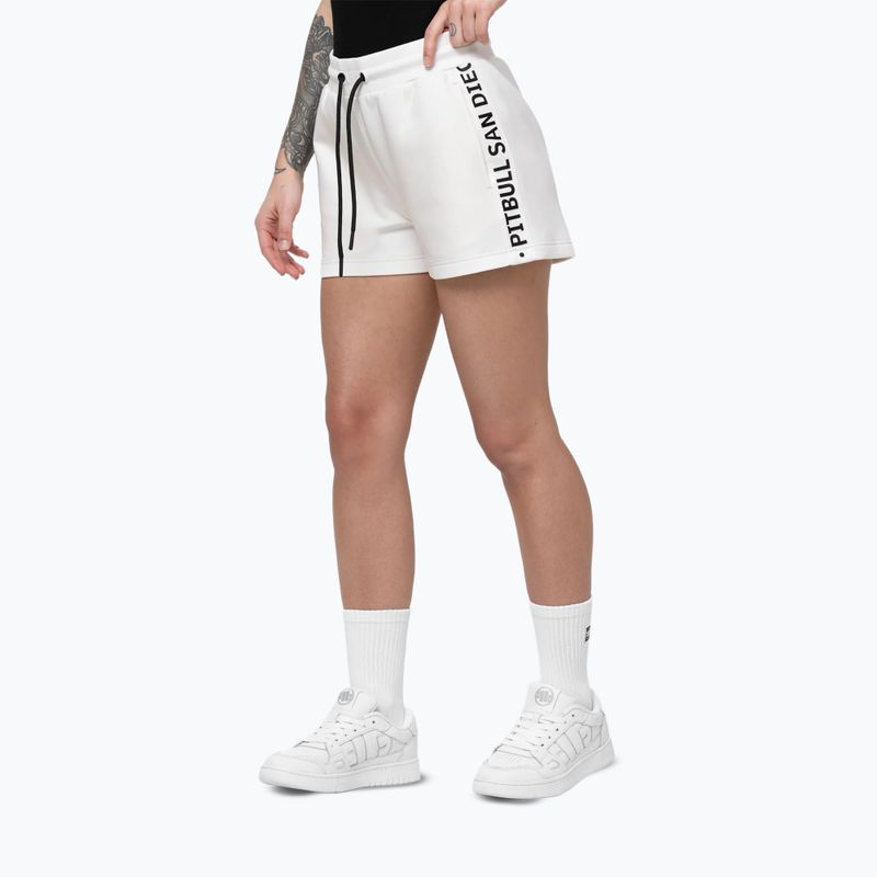 Dámské šortky Pitbull Explory Tape off white 4