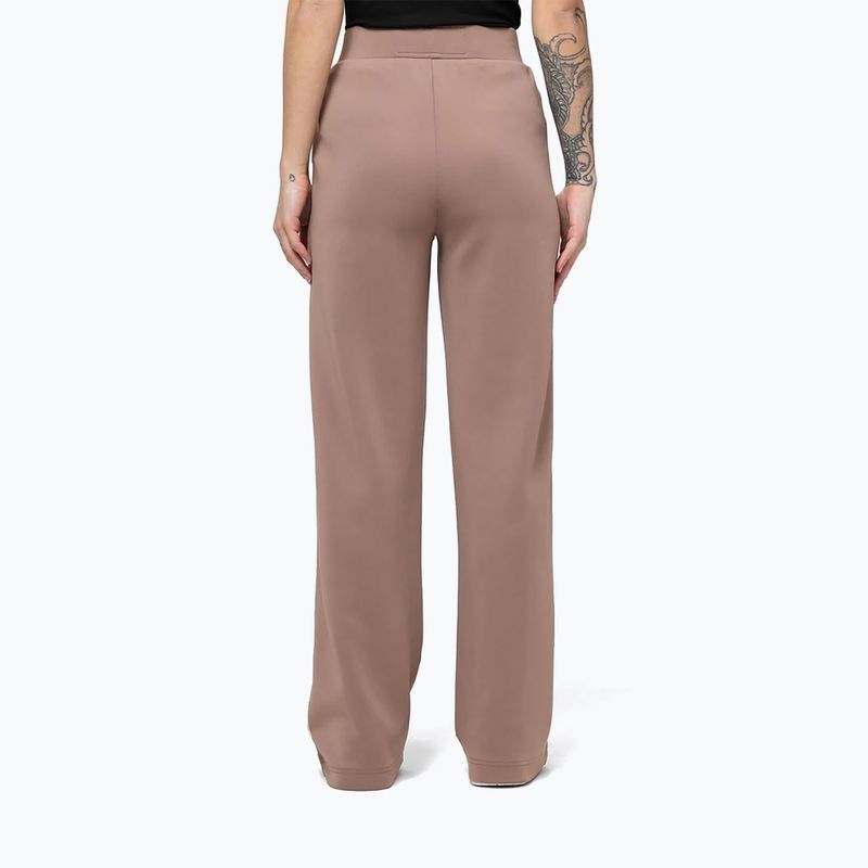Dámské kalhoty Pitbull Verona Wide Leg chocolate mousse 3