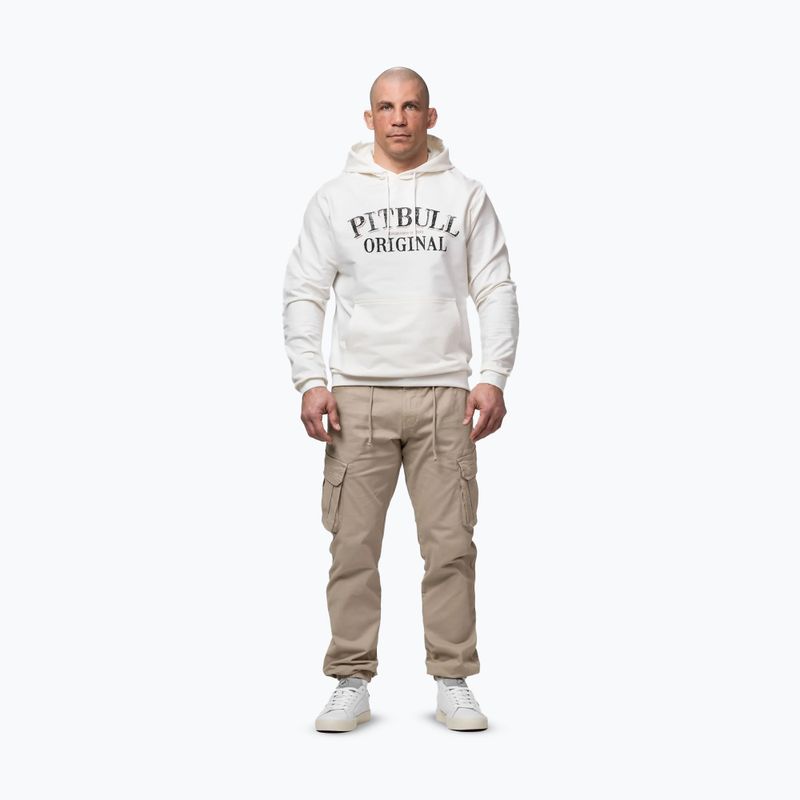 Pánská mikina Pitbull Midnight Sweatshirt Hooded off white 2