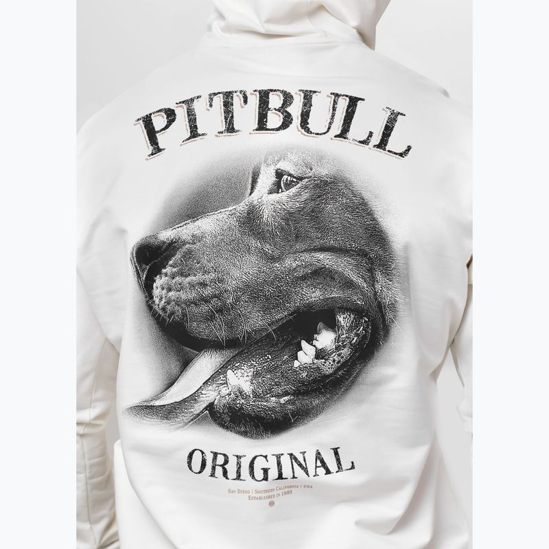 Pánská mikina Pitbull Midnight Sweatshirt Hooded off white 4