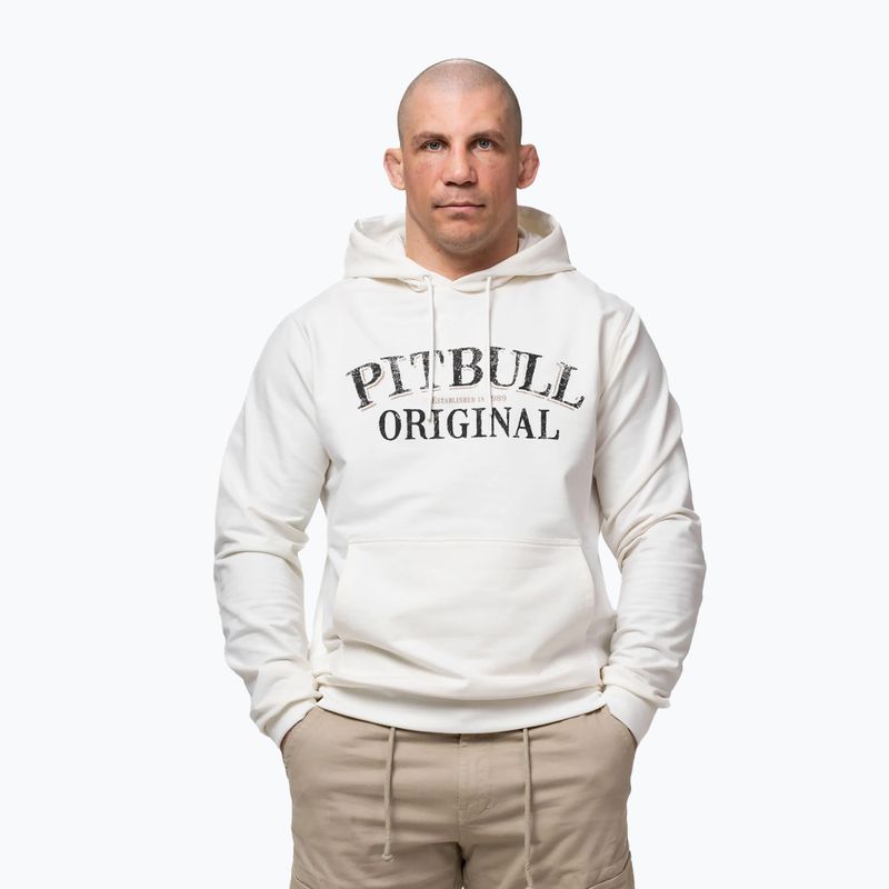 Pánská mikina Pitbull Midnight Sweatshirt Hooded off white 5
