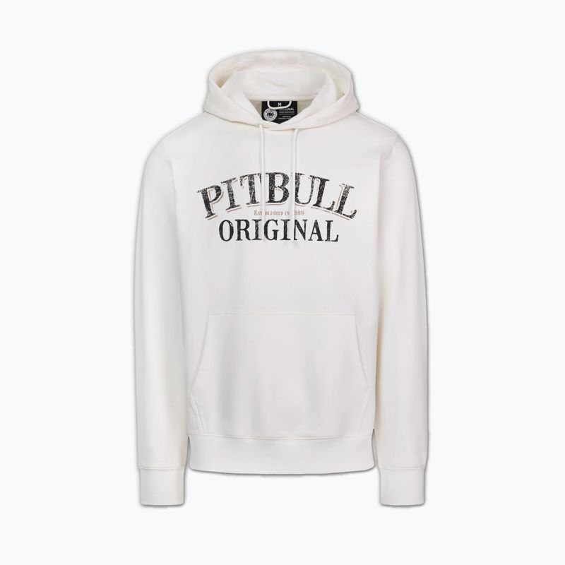 Pánská mikina Pitbull Midnight Sweatshirt Hooded off white 6
