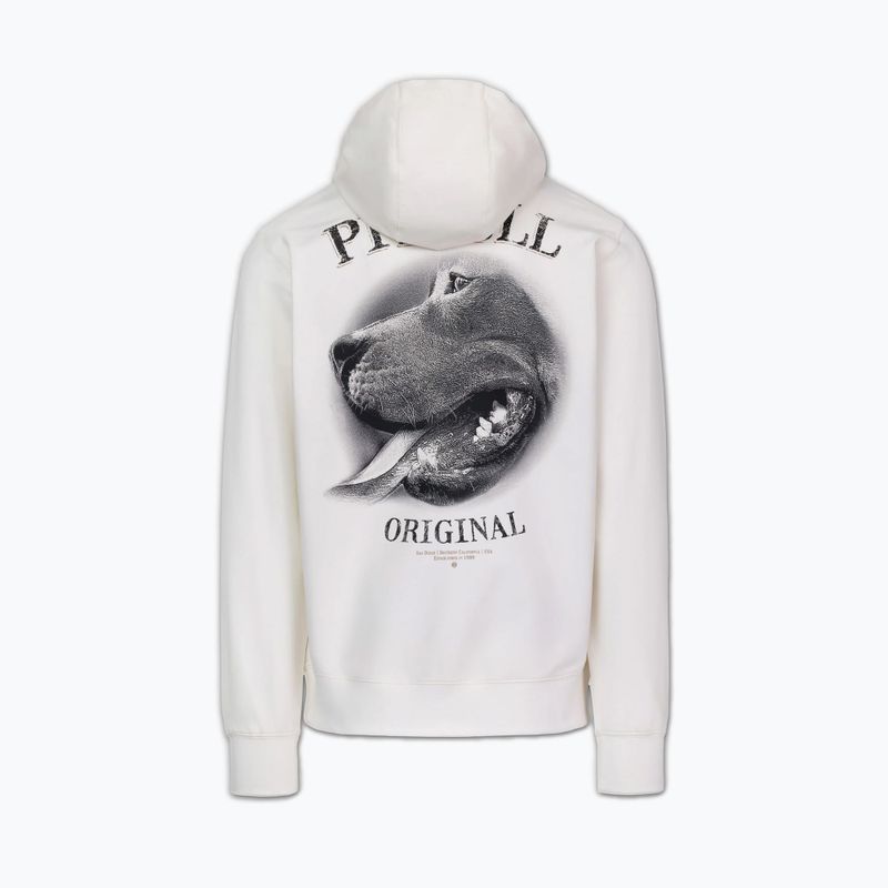 Pánská mikina Pitbull Midnight Sweatshirt Hooded off white 7