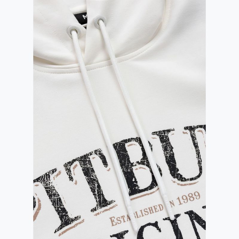 Pánská mikina Pitbull Midnight Sweatshirt Hooded off white 12