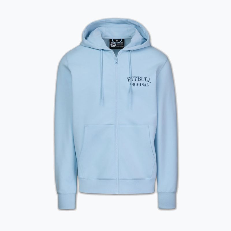 Pánská mikina Pitbull Midnight Sweatshirt Zip Hooded sky blue 6