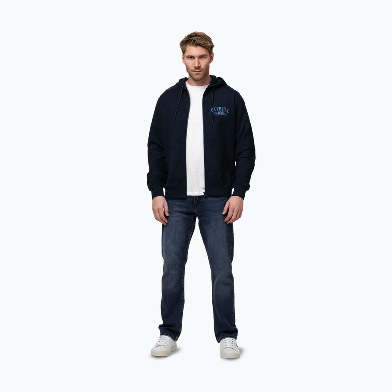 Pánská mikina Pitbull Midnight Sweatshirt Zip Hooded dark navy 2
