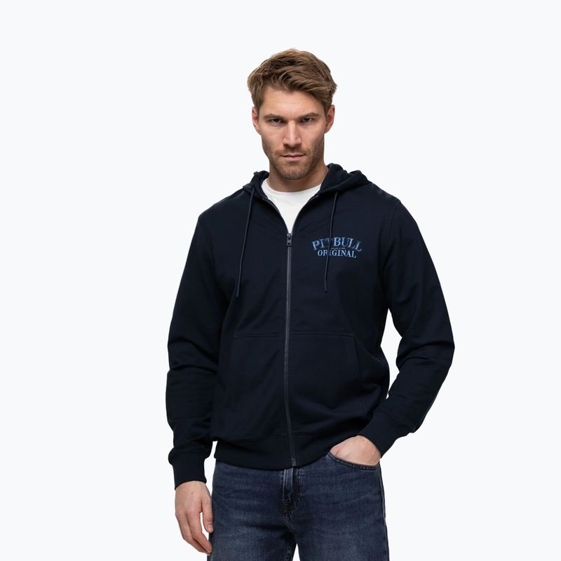 Pánská mikina Pitbull Midnight Sweatshirt Zip Hooded dark navy 4