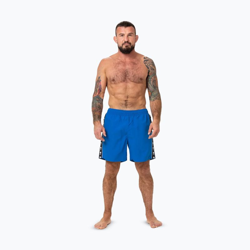 Pánské plavkové šortky Pitbull Blackmore azure blue 2
